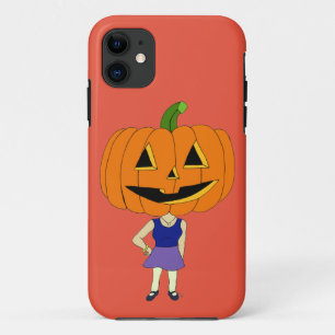 pompoenhoofd chibi iPhone 11 hoesje
