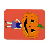 pompoenhoofd chibi magneet (Horizontaal)