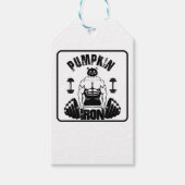 pompoenijzer cadeaulabel (Voorkant)