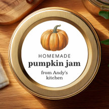 Pompoenjam zelfgemaakte recept inmaaklabel 