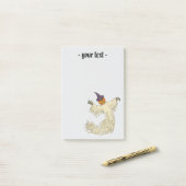 Pompoenkop Spook Halloween Kunst Post-it® Notes (Op bureau)