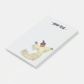 Pompoenkop Spook Halloween Kunst Post-it® Notes (Schuin)