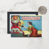 pompoenkop van Halloween Notitiekaartje (Voorkant / Achterkant in situ)