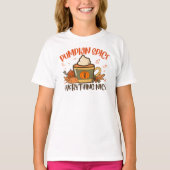Pompoenkruid en alle mooie Herfst Halloween T T-shirt (Voorkant)