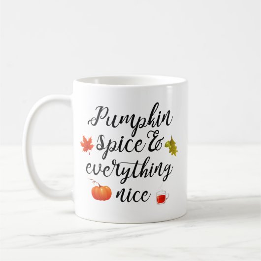 Pompoenkruid en alles aardig koffiemok (Links)