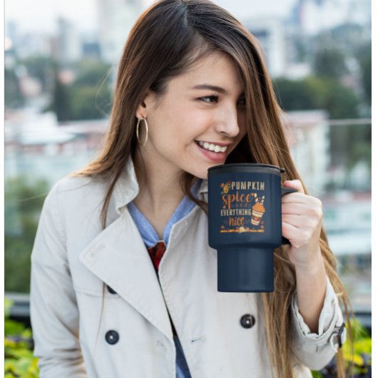 Pompoenkruid en alles leuk - Herfst Design Reisbeker