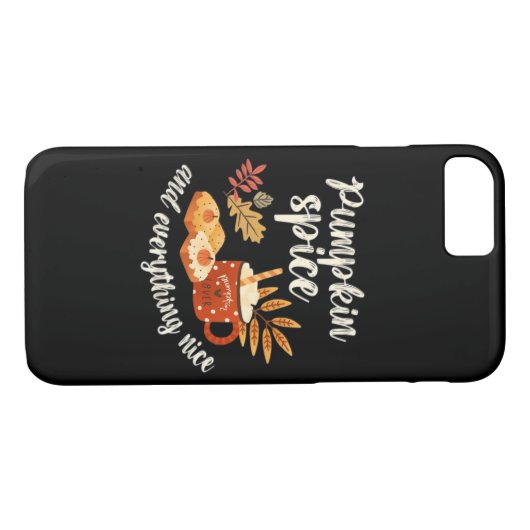 Pompoenkruid en alles leuke basis slogan Case-Mate iPhone case (Achterkant (Horizontaal))