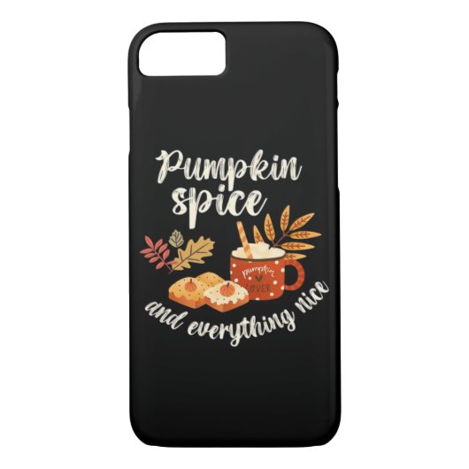 Pompoenkruid en alles leuke basis slogan Case-Mate iPhone case (Achterkant)