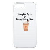 Pompoenkruid en alles leuke Schattigee slogan Case-Mate iPhone Case (Achterkant)