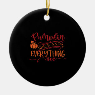 Pompoenkruid en alles mooi ontwerp - grappig T Keramisch Ornament