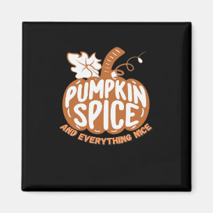 Pompoenkruid en alles mooi slogan ontwerp magneet
