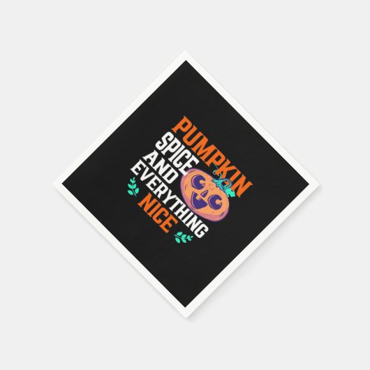 Pompoenkruid en alles wat mooi is servet (Hoek)