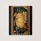 Pompoenlabel Antiek vlindermerk Legpuzzel (Verticaal)