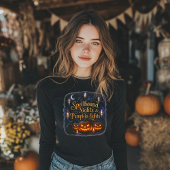 Pompoenlampjes Halloween Tri-Blend Shirt