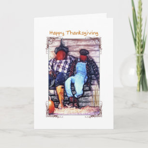 Pompoenlapjespals, Thanksgiving Feestdagen Kaart