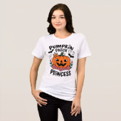 pompoenlapjesprinses Tri-Blend shirt (Voorkant volledig)