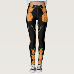 Pompoenman Halloween Kunst Leggings