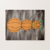 Pompoenman Halloween Kunst Legpuzzel (Horizontaal)