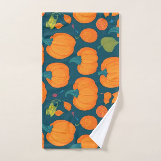 Pompoenmozaïek Kleurrijk Gepersonaliseerd Patroon Bad Handdoek (Handdoek)