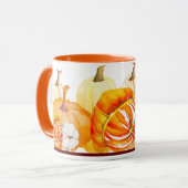 Pompoenoogst op een Combo-Mok - (3) Mok (Voorkant links)