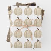 Pompoenpapier, Herfst, verpakkingspapier Inpakpapier Vel (In situ)