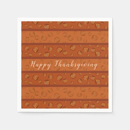 Pompoenpapier Napkins Servet (Voorkant)
