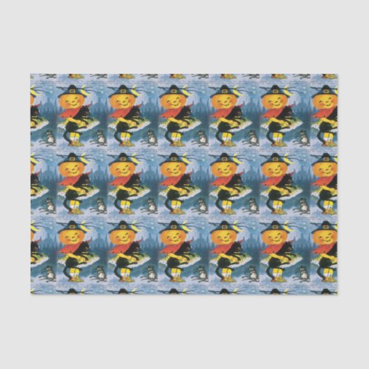  pompoenpapier tissuepapier (Voorkant)