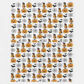 pompoenparade fleece deken (Voorkant)