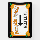 Pompoenpatchpijl Spandoek (Verticaal)