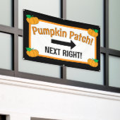 Pompoenpatchpijl Spandoek (Buitenkant Gebouw)