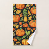 Pompoenpatroon Harvest Day Herfst Bad Handdoek (Handdoek)