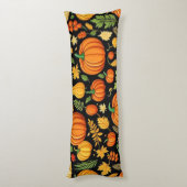 Pompoenpatroon Harvest Day Herfst Decor Lichaamskussen (Achterkant (Verticaal))