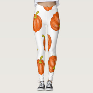 Pompoenpatroon Leggings