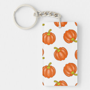 Pompoenpatroon Sleutelhanger
