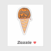 pompoenpitten sticker (Vel)