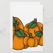 pompoenpleister briefpapier (Voorkant / Achterkant)