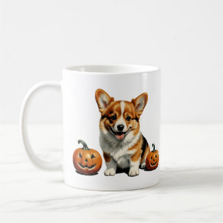Pompoenpleister Corgi Koffiemok