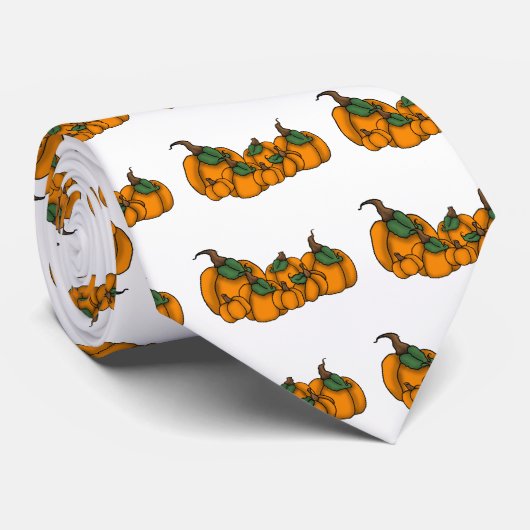 pompoenpleister stropdas (Opgerold)