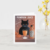 Pompoensap Kaart (Gele Bloem)