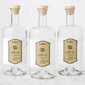 pompoensap likeurfles etiket (Flessen)