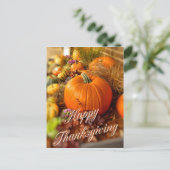 Pompoenscherm Briefkaart (Staand voorkant)