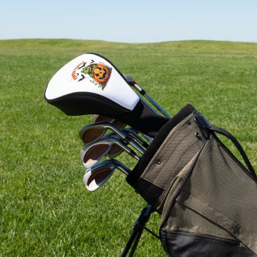 pompoenschildpad golfheadcover (Insitu)