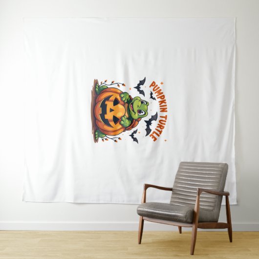 pompoenschildpad wandkleed (In Situ (horizontaal))