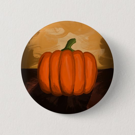 Pompoenschilfers Ronde Button 5,7 Cm (Voorkant)