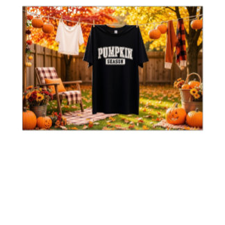 Pompoenseizoen Eenvoudige Herfst Varsity Stijl Zwa Tri-Blend Shirt