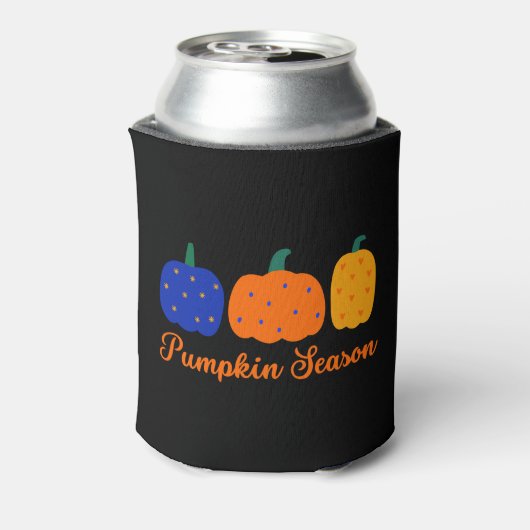 Pompoenseizoen Halloween Blikjeskoeler (Blikje Achterkant)