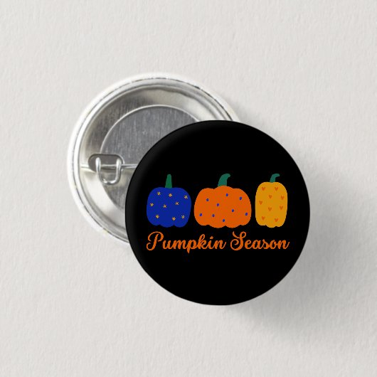 Pompoenseizoen Halloween Ronde Button 3,2 Cm (Voorkant /achterkant)