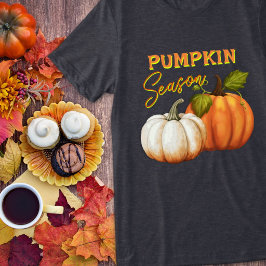 Pompoenseizoen Herfst Zeggen Tri-Blend Shirt