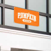 Pompoenseizoen Outdoor Spandoek (Buitenkant Gebouw)