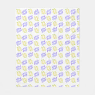Pompoenstempels handgeschilderd Halloweenpatroon  Fleece Deken